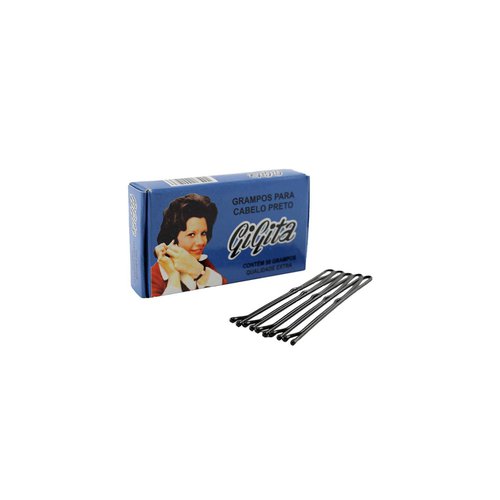 Grampo para Cabelo Gigita Preto N7 - 50 Unidades