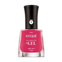 Esmalte Risqué Diamond Gel Hibisco Rosa