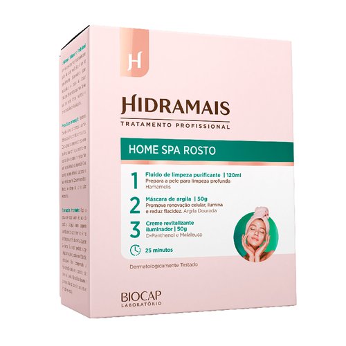 Kit Hidramais Home SPA Facial Kit - Tônico + Máscara + Hidratante Kit
