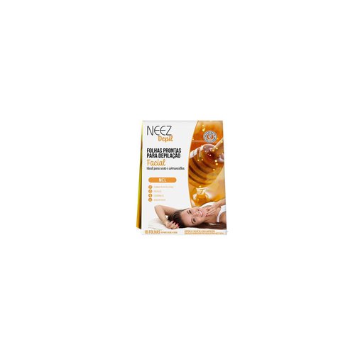 Folhas Prontas Depil Neez Facial Mel