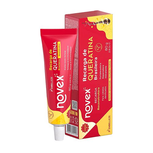 Recarga de Queratina Novex Brasileira - 80g