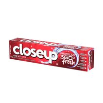 Creme Dental Closeup Gel Rede Hot Proteção 360° Fresh 90g