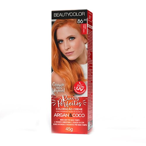 Coloração Beautycolor 86.44 Ruivo Cobre Natural