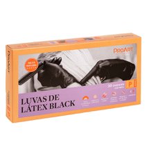 Luva Pro Art Látex Black P C/20 Unidades LPL02B