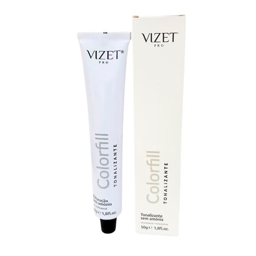 Tonalizante Vizet Colorfill 9.11 Loiro Muito Claro Prata Profundo - 50g