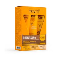 Kit Itallian Trivitt Hidratação Shampoo Pós Quimica 280ml + Condicionador Proténa do Trigo 250ml + Máscara Intensiva 250g