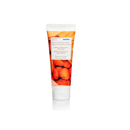 Creme Mãos Korres Óleo de Amêndoas e Manteiga de Karité 75g