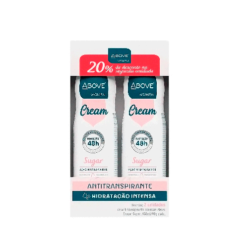 kit Desodorante Above Cream Sugar Women 150ml cada