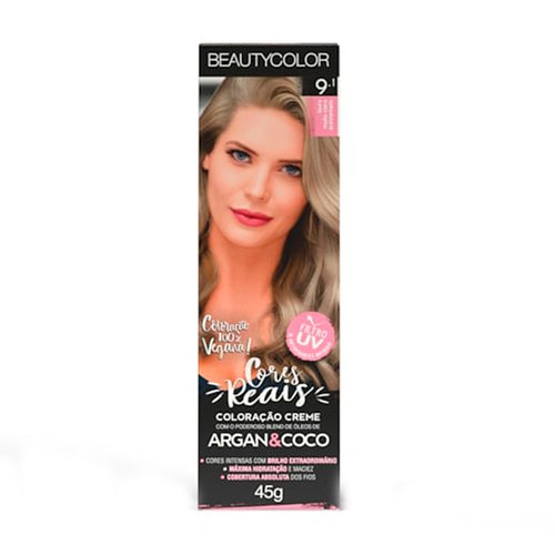 Coloração Beautycolor 9.1 Louro Muito Claro Acinzentado