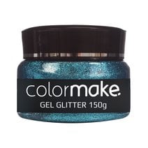 Gel Colormake Glitter Azul 150g