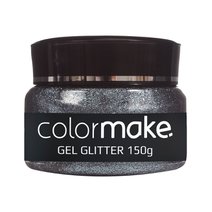 Gel Colormake Glitter Prata 150g