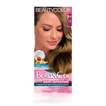 Coloração Sem Amônia Beautycolor Bela&Cor 7.0 Louro Médio