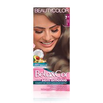 Coloração Sem Amônia Beautycolor Bela&Cor 7.1 Louro Cinza Médio