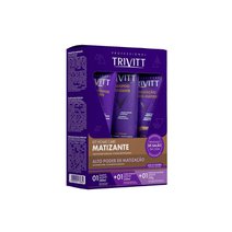 Kit Itallian Trivitt Shampoo Matizante 250ml + Condicionador Matizante 200ml + Máscara Intensiva Matizante 200g