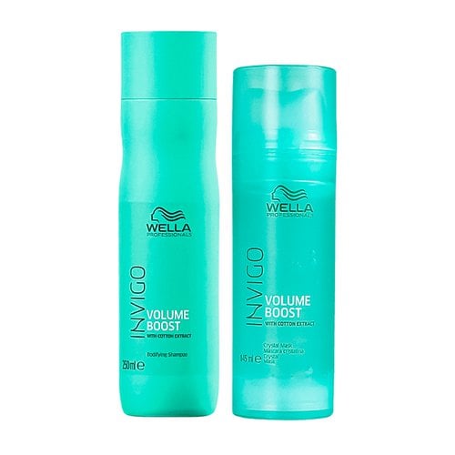 Kit Wella Invigo Volume - Shampoo Wella Volume 250ml + Mascara Wella Volume 145ml