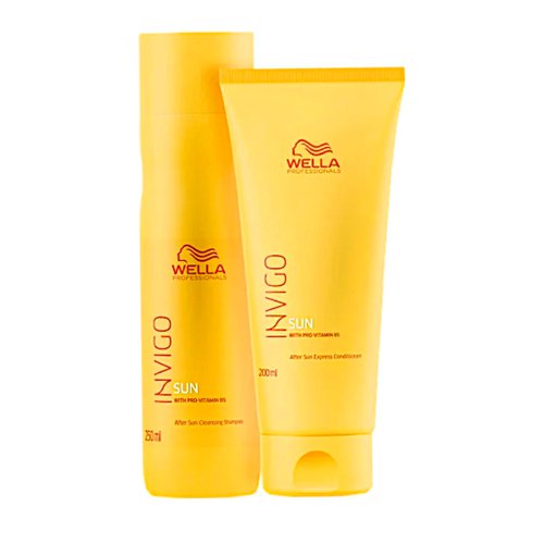Kit Wella Invigo Sun - Shampoo Wella Sun 250ml + Condicionador Wella Sun 200ml