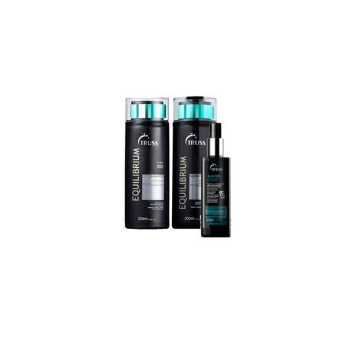 Truss Kit Equilibrium - Shampoo 300ml + Condicionador 300ml + Spray Amino 225ml
