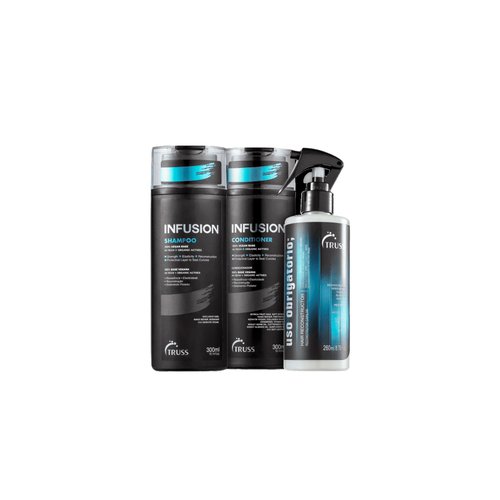 Kit Truss Infusion (Shampoo 300ml + Condicionador 300ml + Spray Uso obrigatório 260ml)