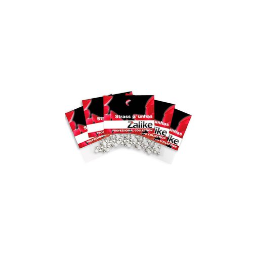 Strass para Unha Prata Zalike 8302 - 20 Unidades