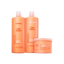 Kit Wella Nutri Enrich - Shampoo 1000ml + Condicionador 1000ml + Mascara 1000ml