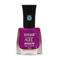 Esmalte Risqué Diamond Gel Licor de Cranberry 9