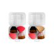 Kit Mey Brasil 2 esponjas + 2 pincel Hexagonal Diversas cores