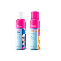 Kit Ricca shampoo a seco s/ perfume + condicionador a seco