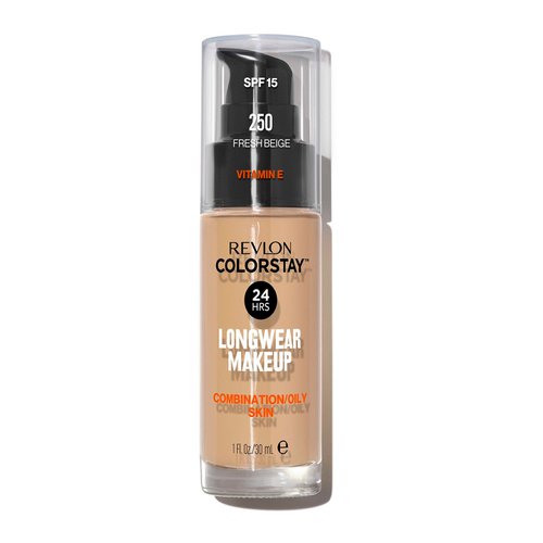 Base Líquida Revlon Colorstay Combination Oily Skin FPS 15 Fresh Beige 250 30ml