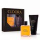 Kit Perfume Masculino Eudora Pulse Deo Colônia 100ml + Balm Pós Barba 75g