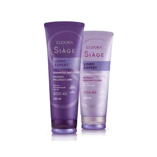 Kit Eudora Siàge Loiro Expert - Shampoo 250ml + Condicionador 200ml