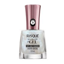 Esmalte Risqué Diamond Gel Top Coat Cristal