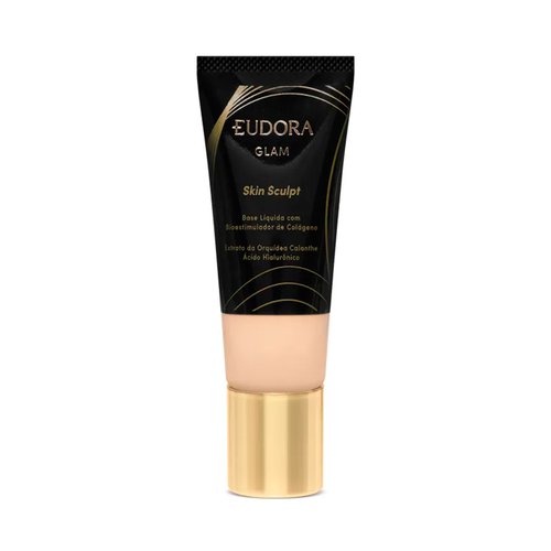 Base Eudora Glam Liquida Semi Matte Skin Sculpt 15 FPS 15 30ml