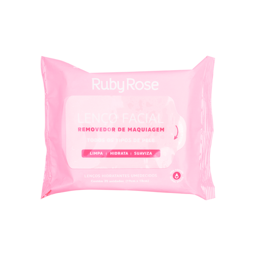 Lenço Demaquilante Ruby Rose - 25 Unidades