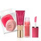 Kit maquiagem Niina Secrets Esponja Perfect Blend + Gloss Labial Crystal Rubi + Base Líquida Hidra Glow Cor 05 30ml