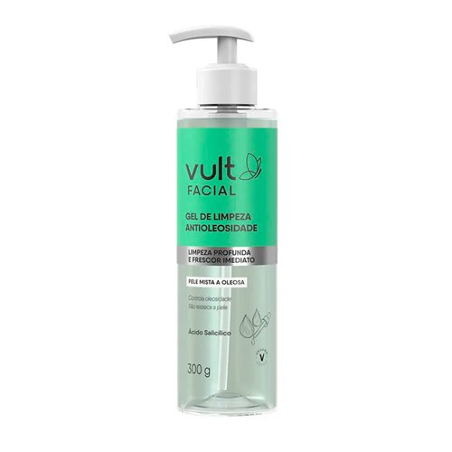 Gel de Limpeza Facial Vult Antiolesidade 300g
