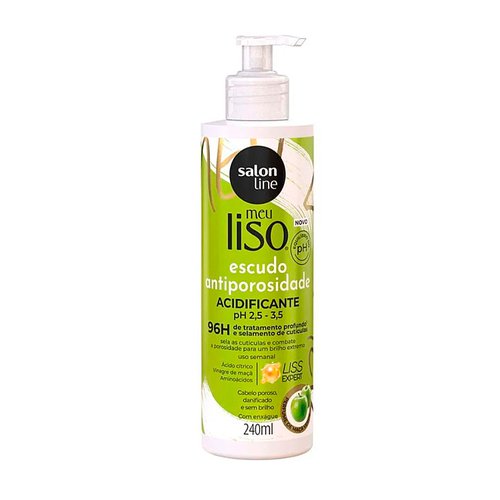 Acidificante Condicionante Salon Line Meu Liso Escudo Antiporosidade 240ml