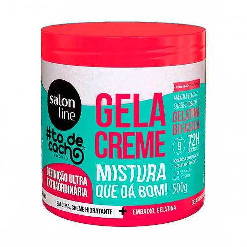 Gelatina Capilar e Creme Hidratante Salon Line #To de Cacho