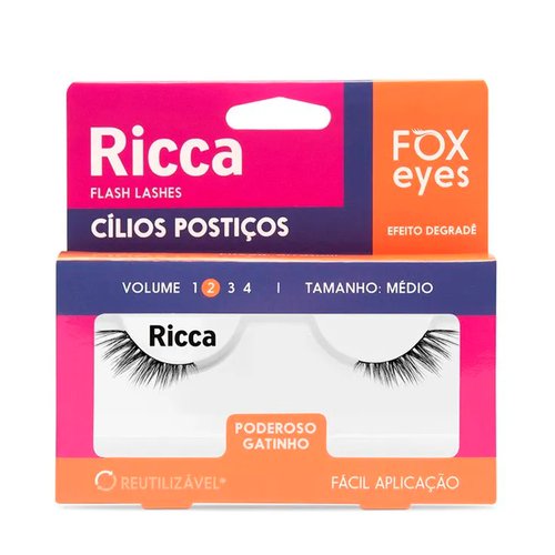 Cílios Ricca Fox Eyes Poderoso Gatinho