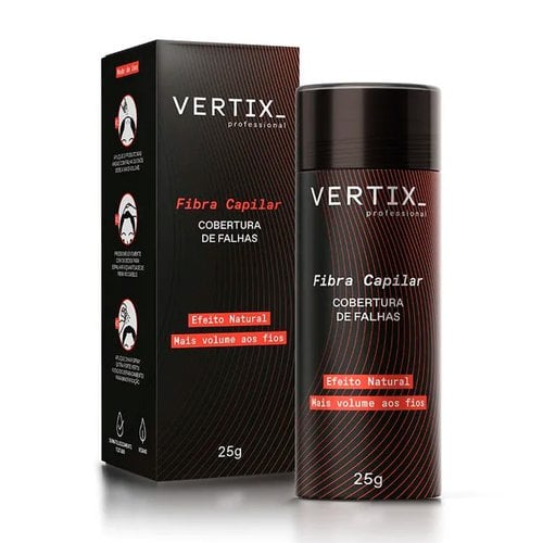 Fibra Capilar Vertix para Cabelos Loiro 25g