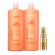 Kit Wella Nutri Enrich Shampoo 1L + Condicionador 1L + Óleo Oil Reflections 30ml