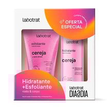 Kit Labotrat Dia a Dia Cereja Hidratante 190ml+Esfoliante 150g