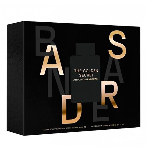 Kit Perfume Masculino Eau de Toilette 100ml + Desodorante 150ml Banderas The Golden Secret