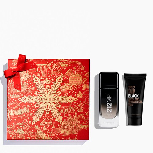 Kit Perfume Masculino Eau de Parfum 100ml + Bath And Shower Gel 100ml Carolina Herrera 212 Vip Black