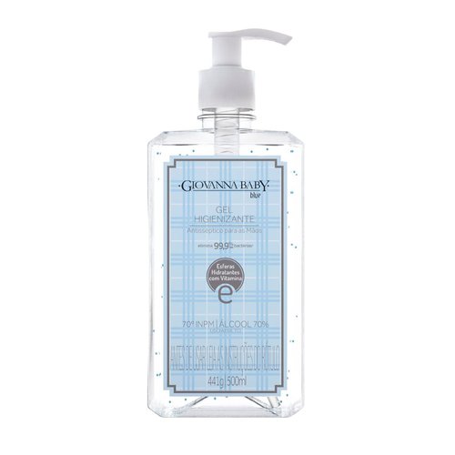 Gel Higienizante Giovanna Baby Álcool 70% Blue 500ml