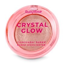 Iluminador Ruby Rose Crystal Glow Baked Pink Champagne