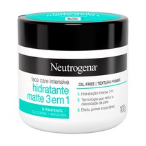 Creme Facial Neutrogena Face Care Intensive Matte 3 em1 100g