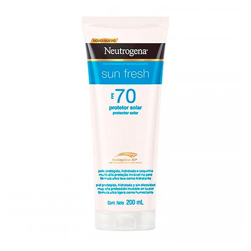 Protetor Solar Corporal Neutrogena Sun Fresh FPS 70 200ml