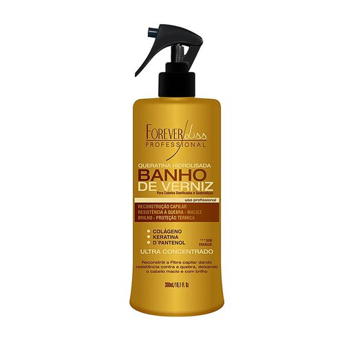 Queratina Hidrolisada Forever Liss Banho de Verniz 300ml