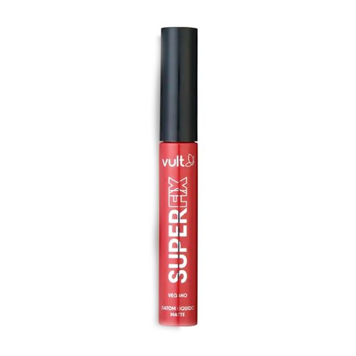 Batom Líquido Vult Super Fix Matte Vermelho Profundo