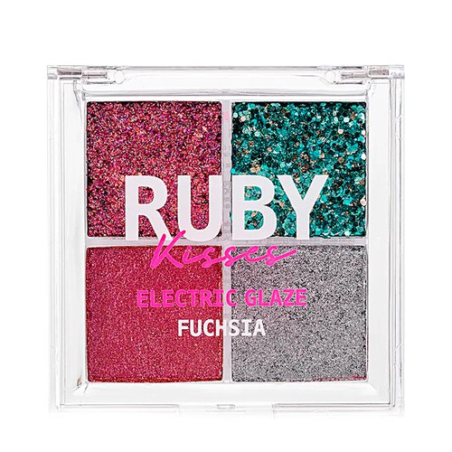 Paleta Ruby Kisses Glitter Eletric Glaze Fuchsia